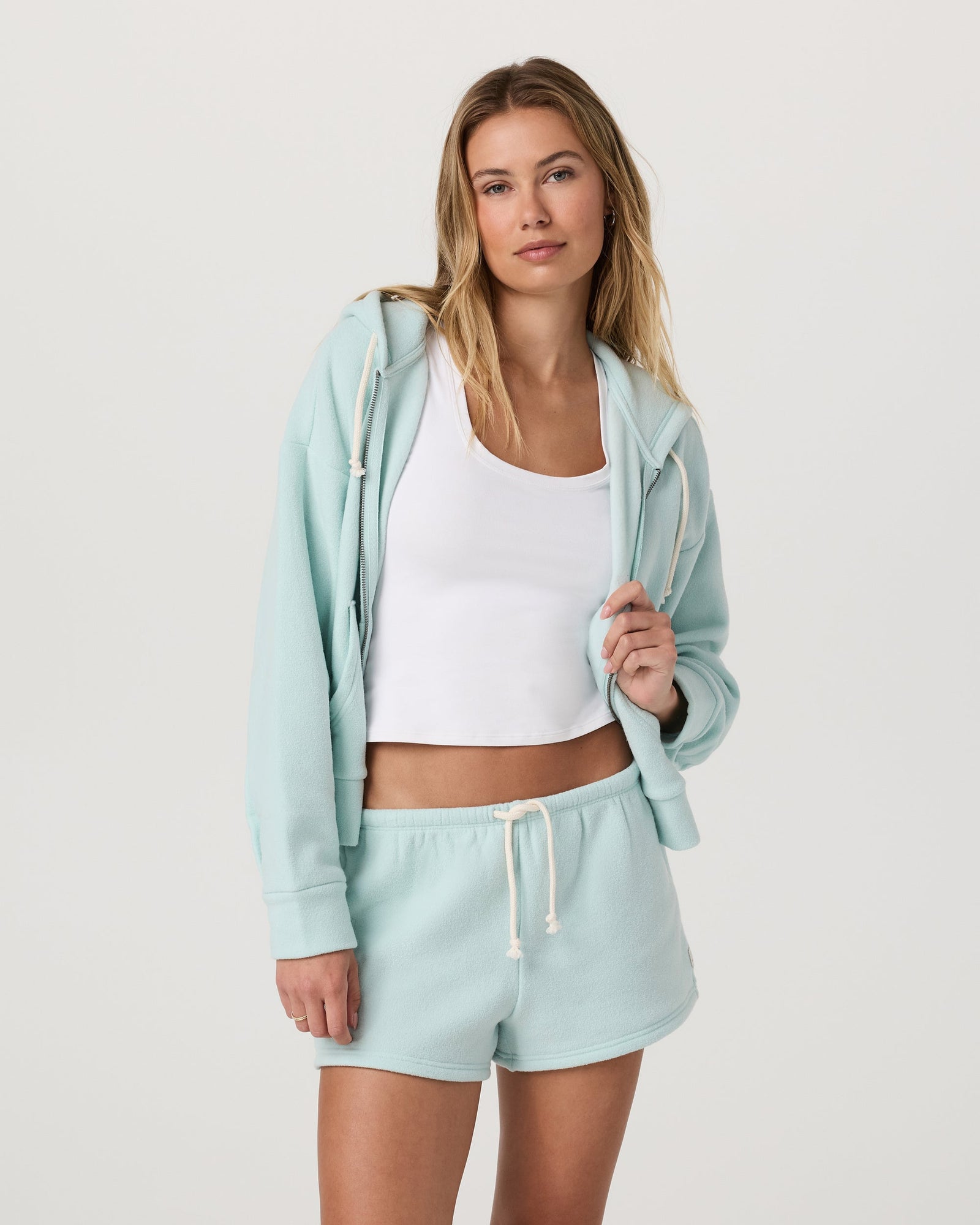 Cozy zip hoodie set