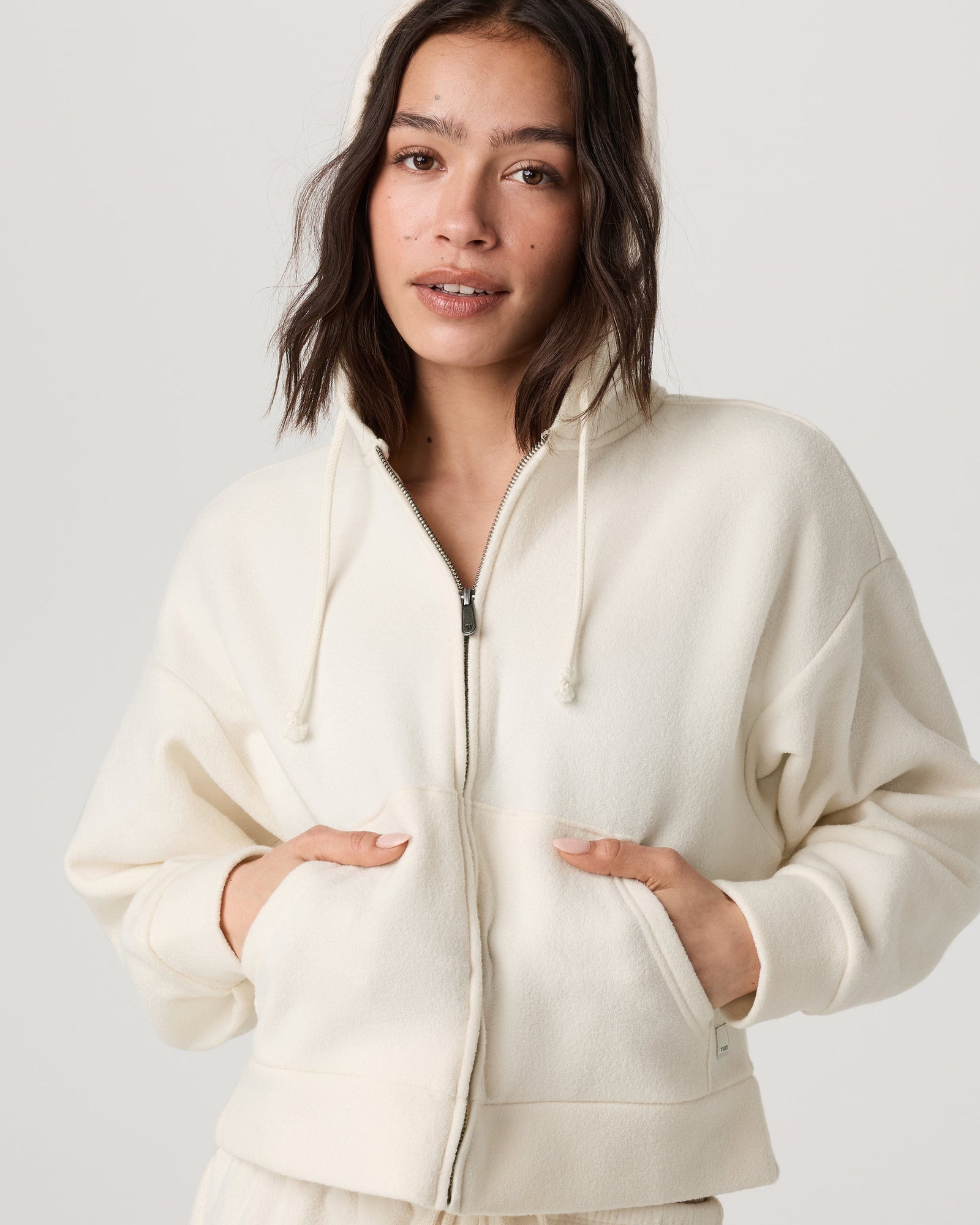 Cozy zip hoodie set