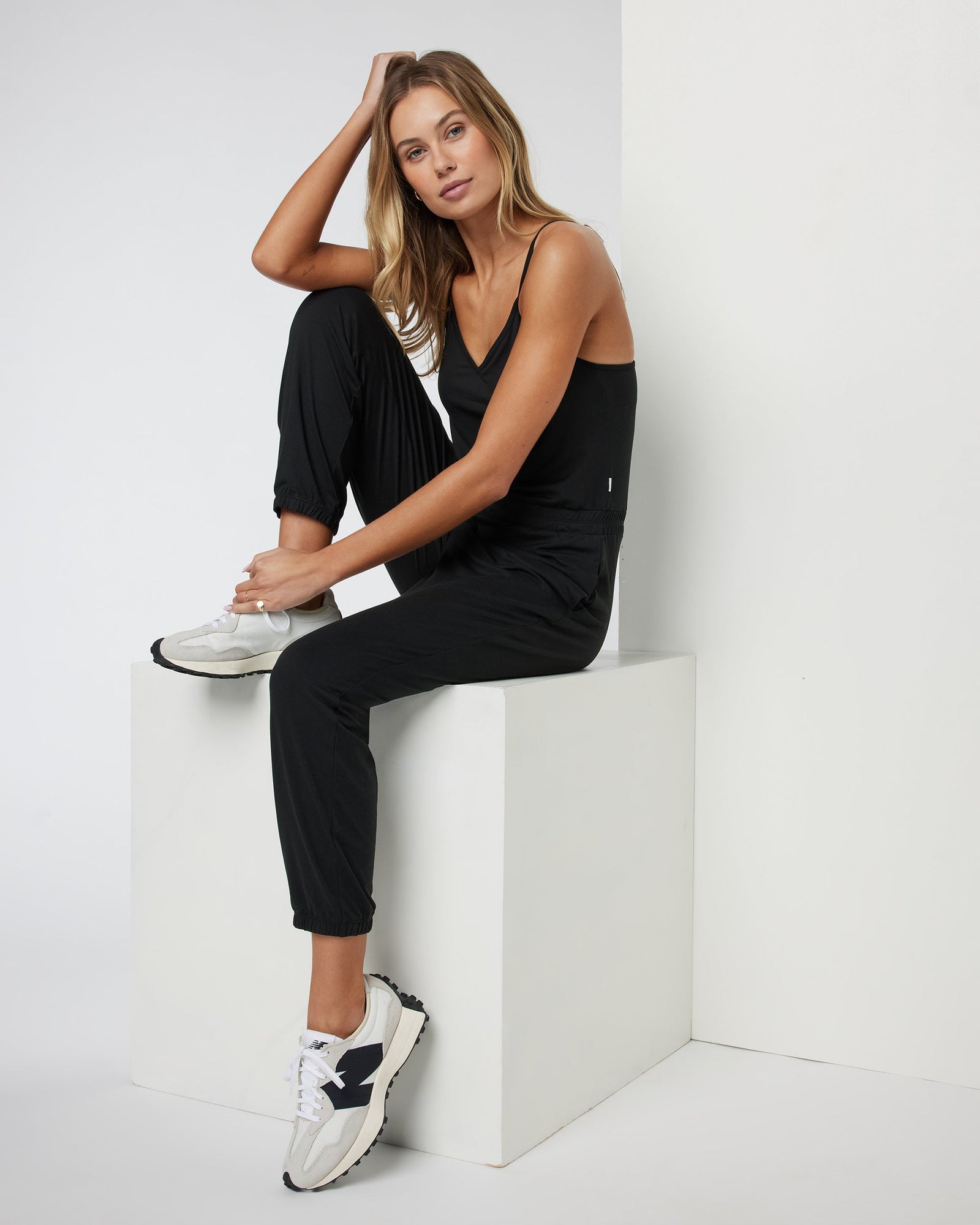 Luxesilk evening jumpsuit