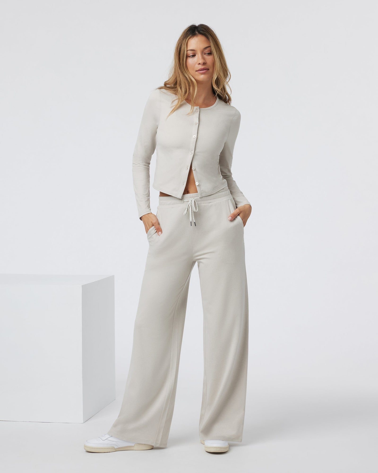Wide leg lounge pant